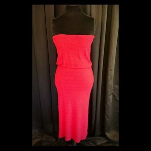 1980s Strapless Vintage Dress